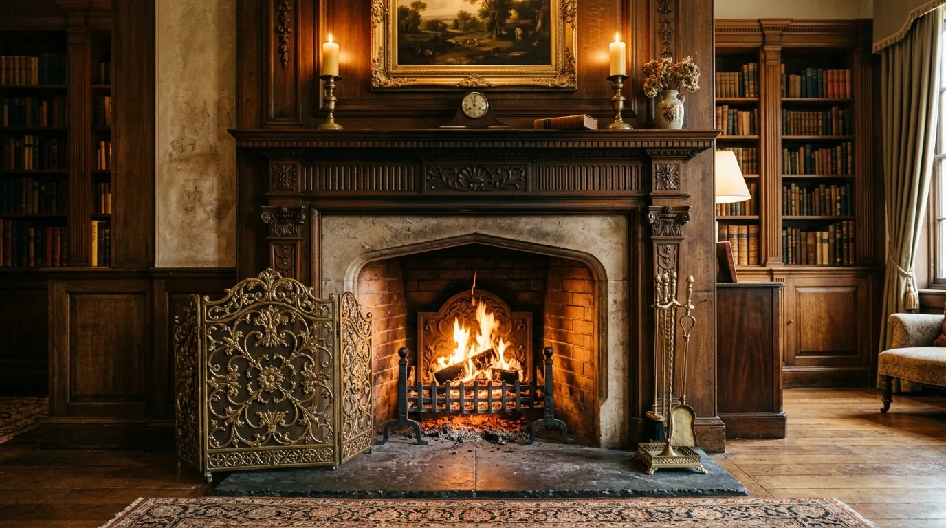 Keep kindling in a stylish basket